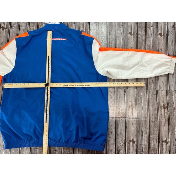 Lacoste Sport Zip Up Jacket Logo Color Blue orange  Size 3XL NWT MSPR 240 - Picture 8 of 9